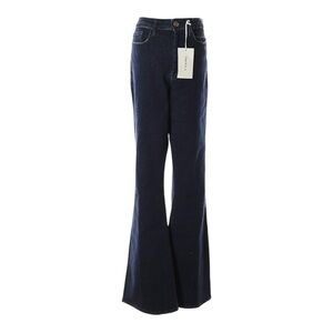 FRAME Le One Flare Jeans Keller Dark Wash Stretch Sustainable Size 2 Tall NWT
